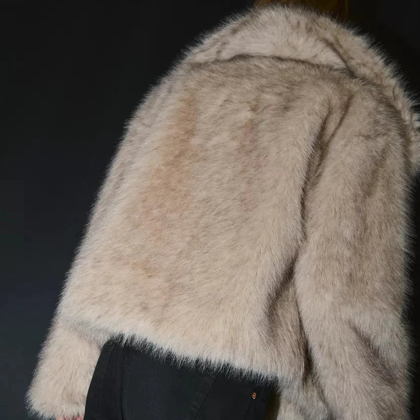 Sztuczne futro Moskwa - Beżowe