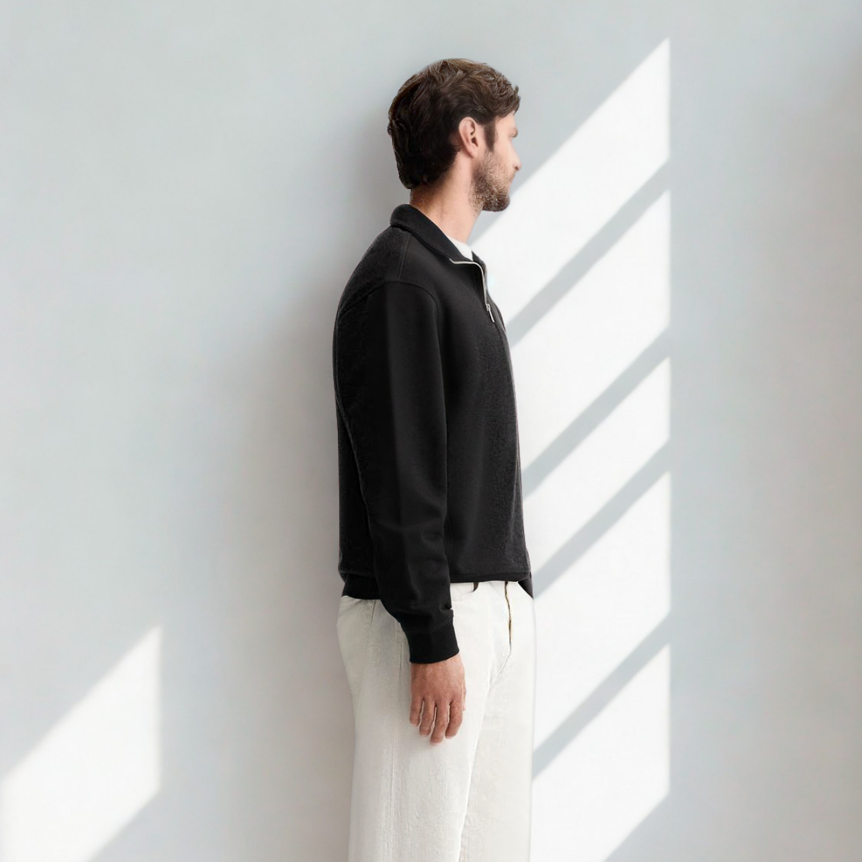 Bluza z zamkiem Oslo – Czarny