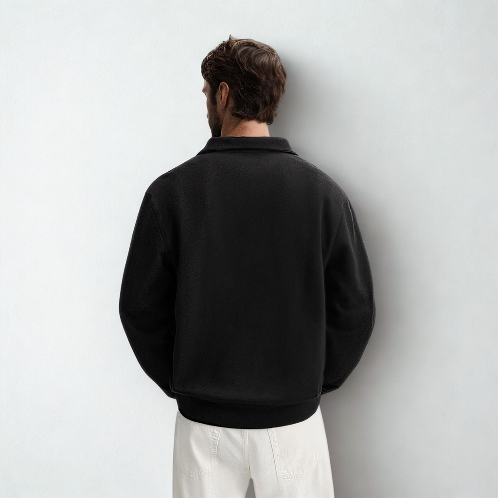 Bluza z zamkiem Oslo – Czarny