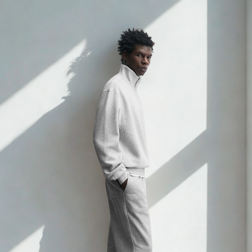 Bluza z zamkiem Oslo – Szary