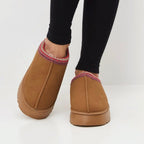 Klapki na platformie Sydney® - Brązowy