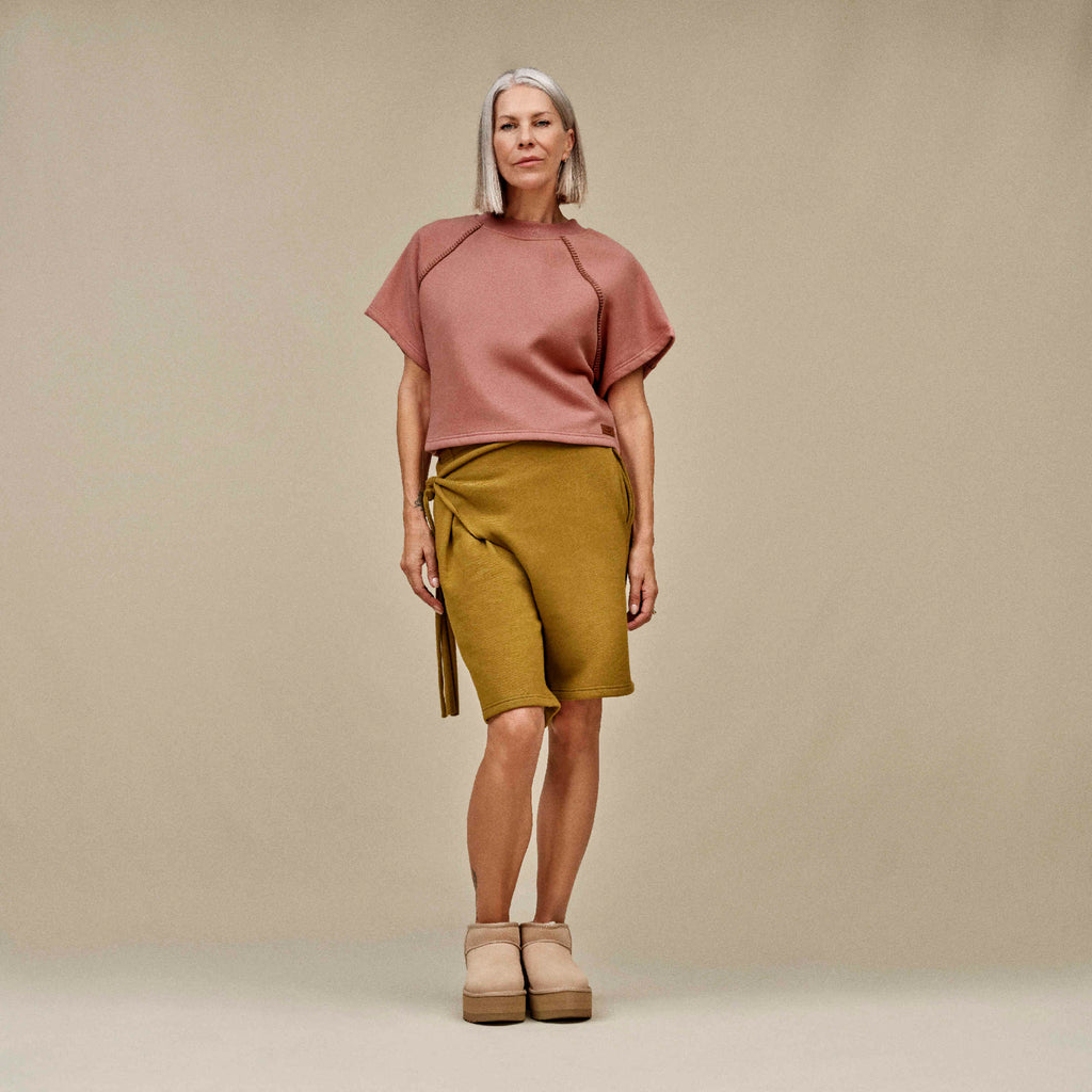 Mini botki na platformie Sydney® - Beżowy