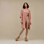 Mini botki na platformie Sydney® - Brązowy