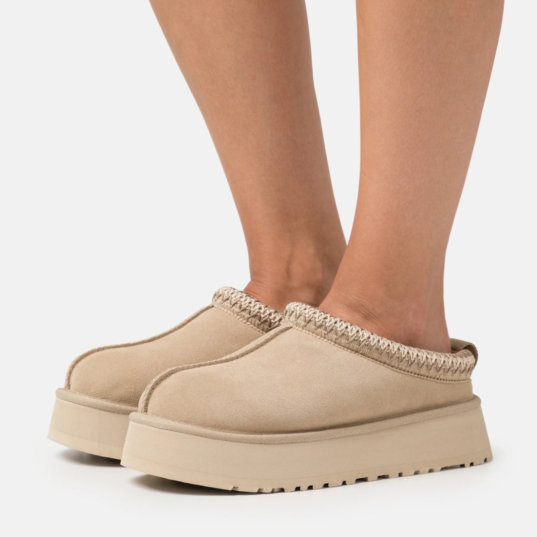 Klapki na platformie Sydney® - Beżowy