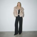 Sztuczne futro Moskwa - Beżowe